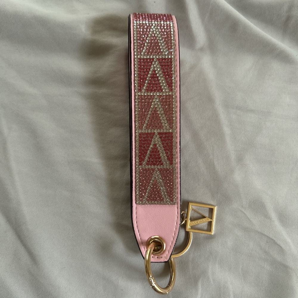 Victoria's Secret Pink and Gold Key & Card Holder